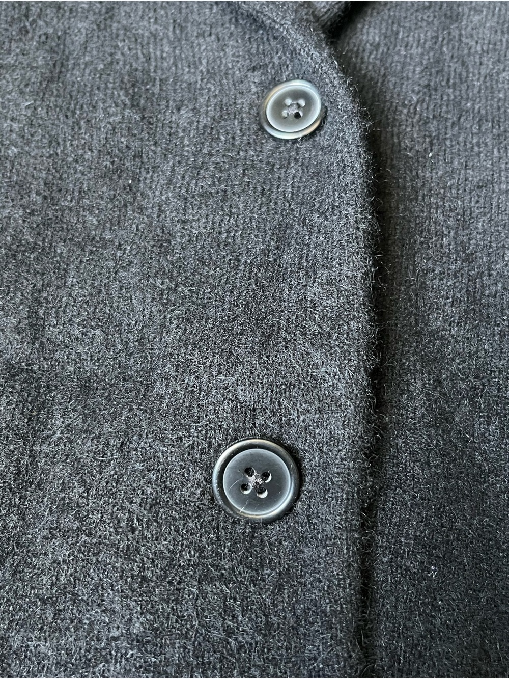 100% Cashmere Charter Club Luxury Black Cardigan- Size M - Picture 4 of 10